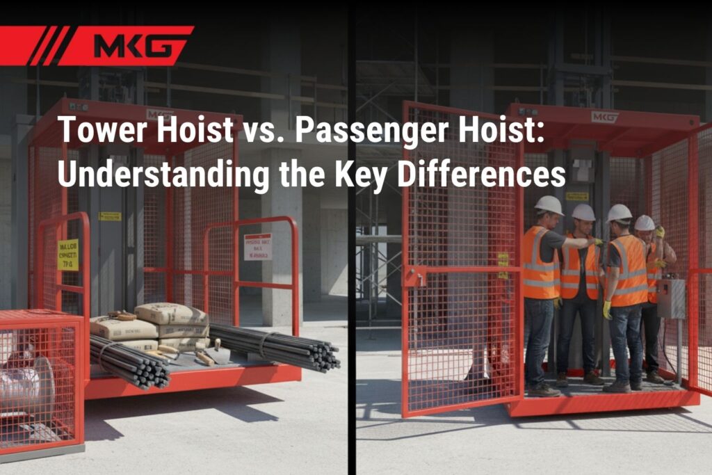 Tower Hoist vs. Passenger Hoist